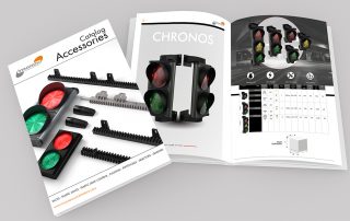 Accessories and traffic lights catalog for loading docks