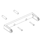 ERA80 technical drawing horizontal mounting bracket 2 fixing screws ERA80 technical drawing horizontal mounting bracket 2 fixing screws