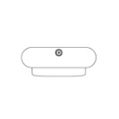ERA80 technical drawing horizontal traffic light with 0 degree angle bracket ERA80 technical drawing horizontal traffic light with 0 degree angle bracket