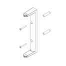 ERA80 vertical technical drawing with two screw bracket ERA80 vertical technical drawing with two screw bracket